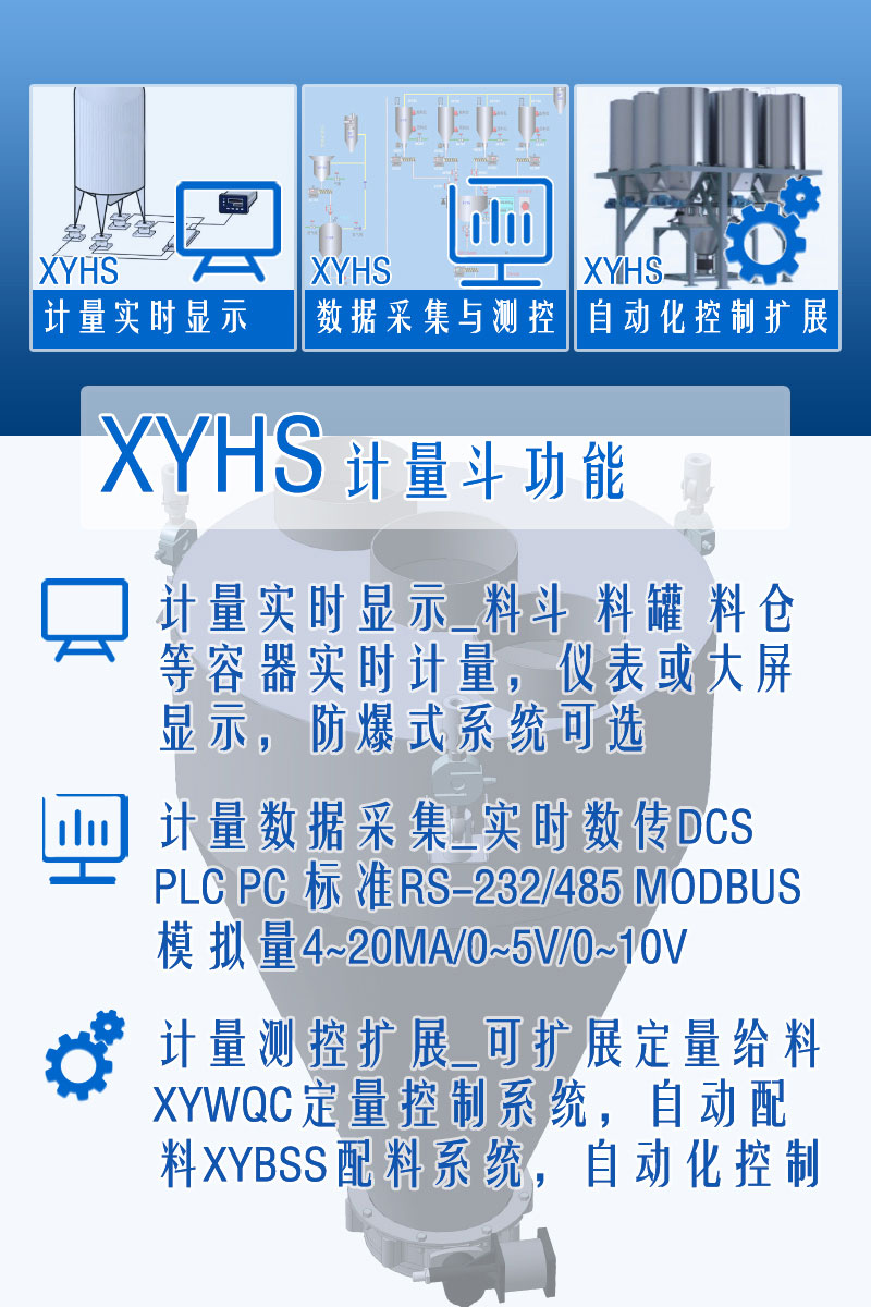 XYHS混凝土料斗秤_計量斗稱(chēng)重系統 功能